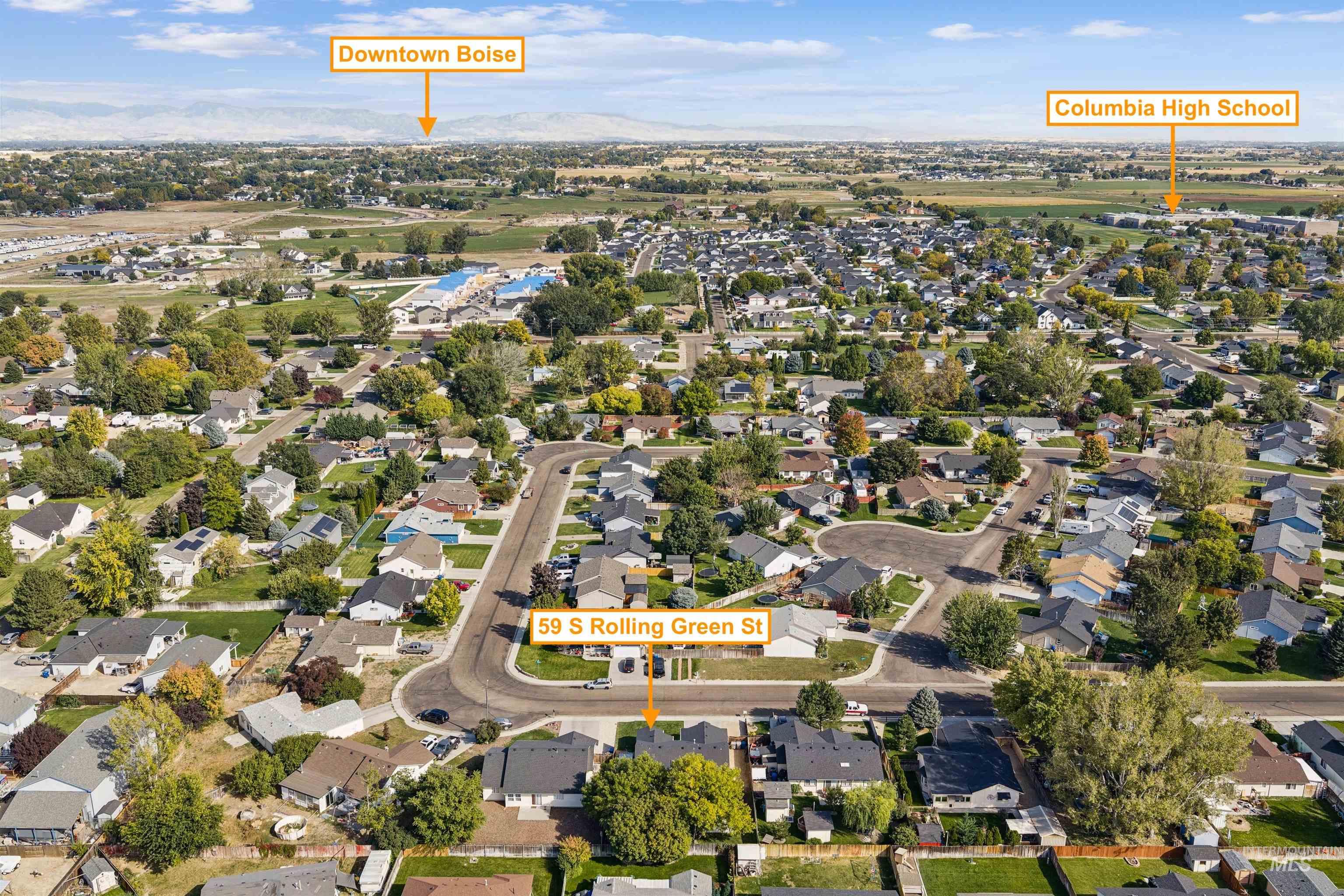 59 S Rolling Green St., Nampa, Idaho 83687, 3 Bedrooms, 2 Bathrooms, Residential For Sale, Price $380,000,MLS 99003702