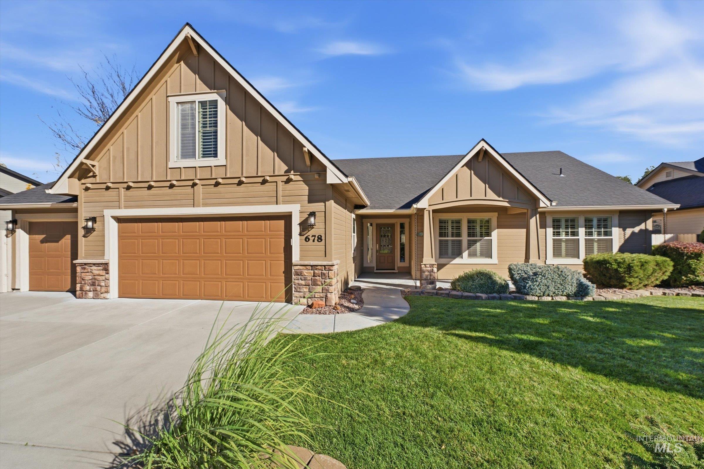 678 N Saddlebrook Way, Star, Idaho 83669, 3 Bedrooms, 2 Bathrooms, Residential For Sale, Price $524,000, 99003815