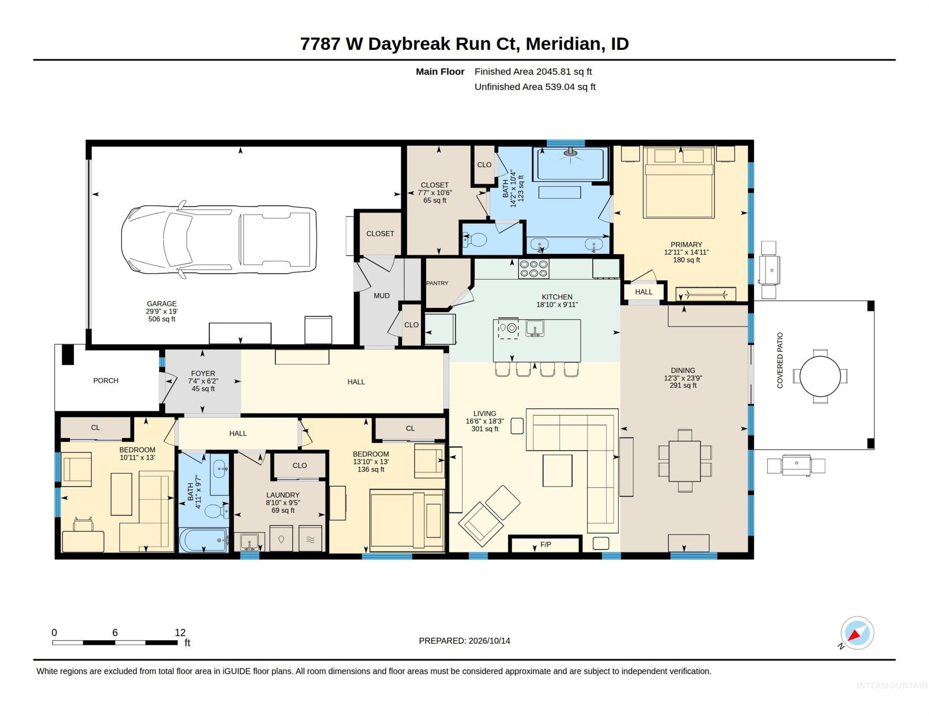 7787 W Daybreak Run Ct, Meridian, Idaho 83646, 3 Bedrooms, 2 Bathrooms, Residential For Sale, Price $675,000, 99003864