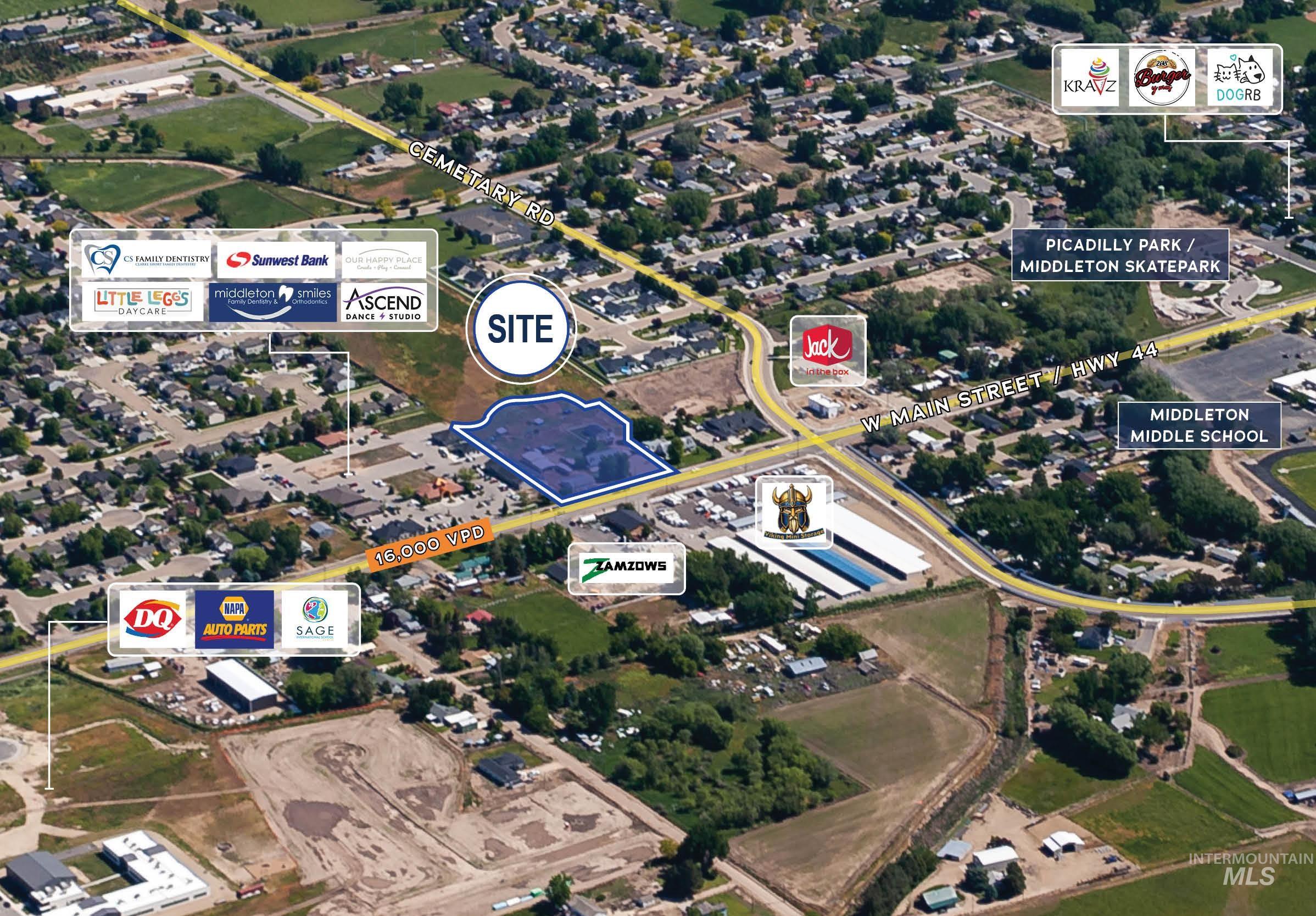 880 W Main Street, Middleton, Idaho 83644, Land For Sale, Price $1,300,000,MLS 99003899