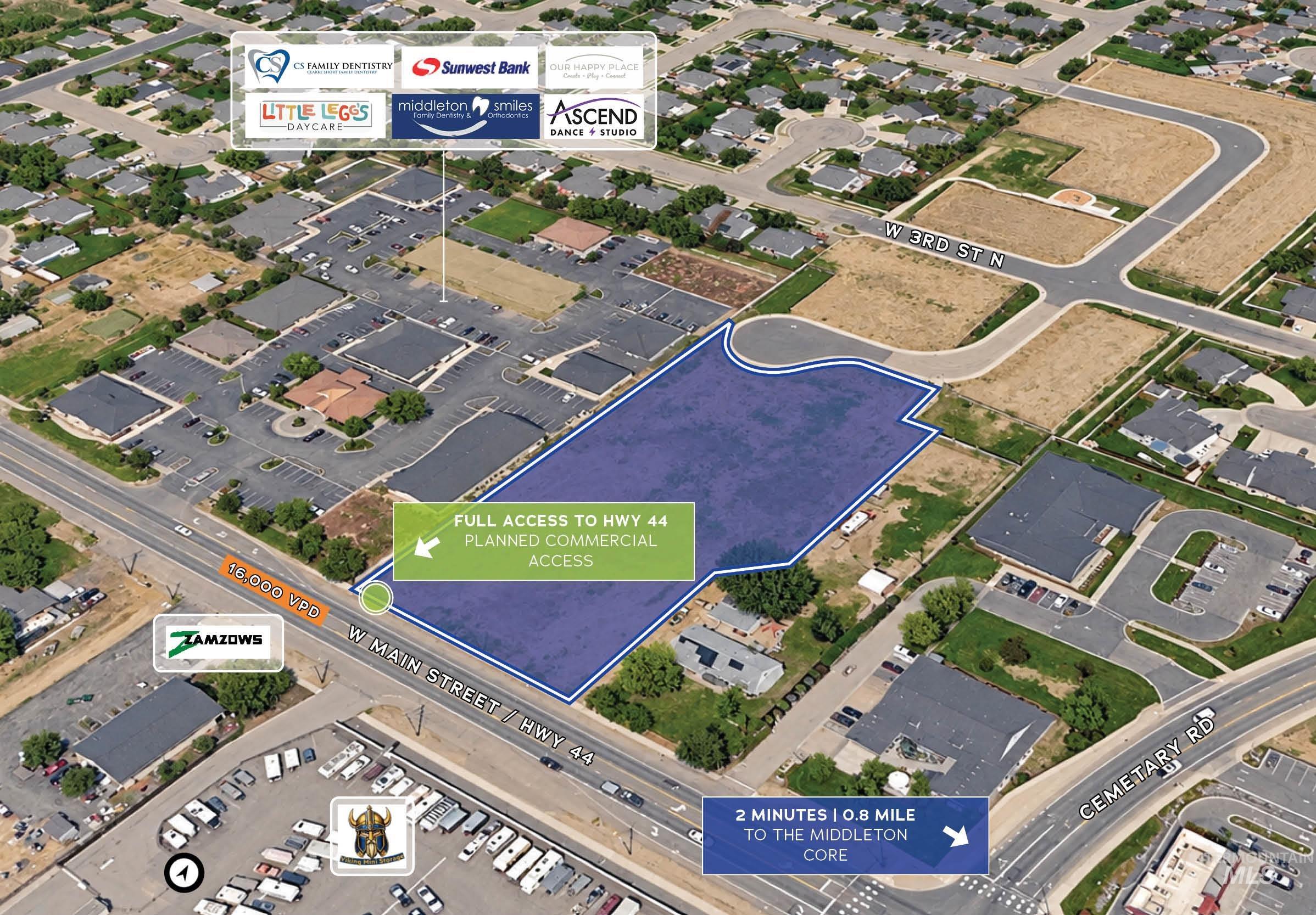 880 W Main Street, Middleton, Idaho 83644, Land For Sale, Price $1,300,000,MLS 99003899