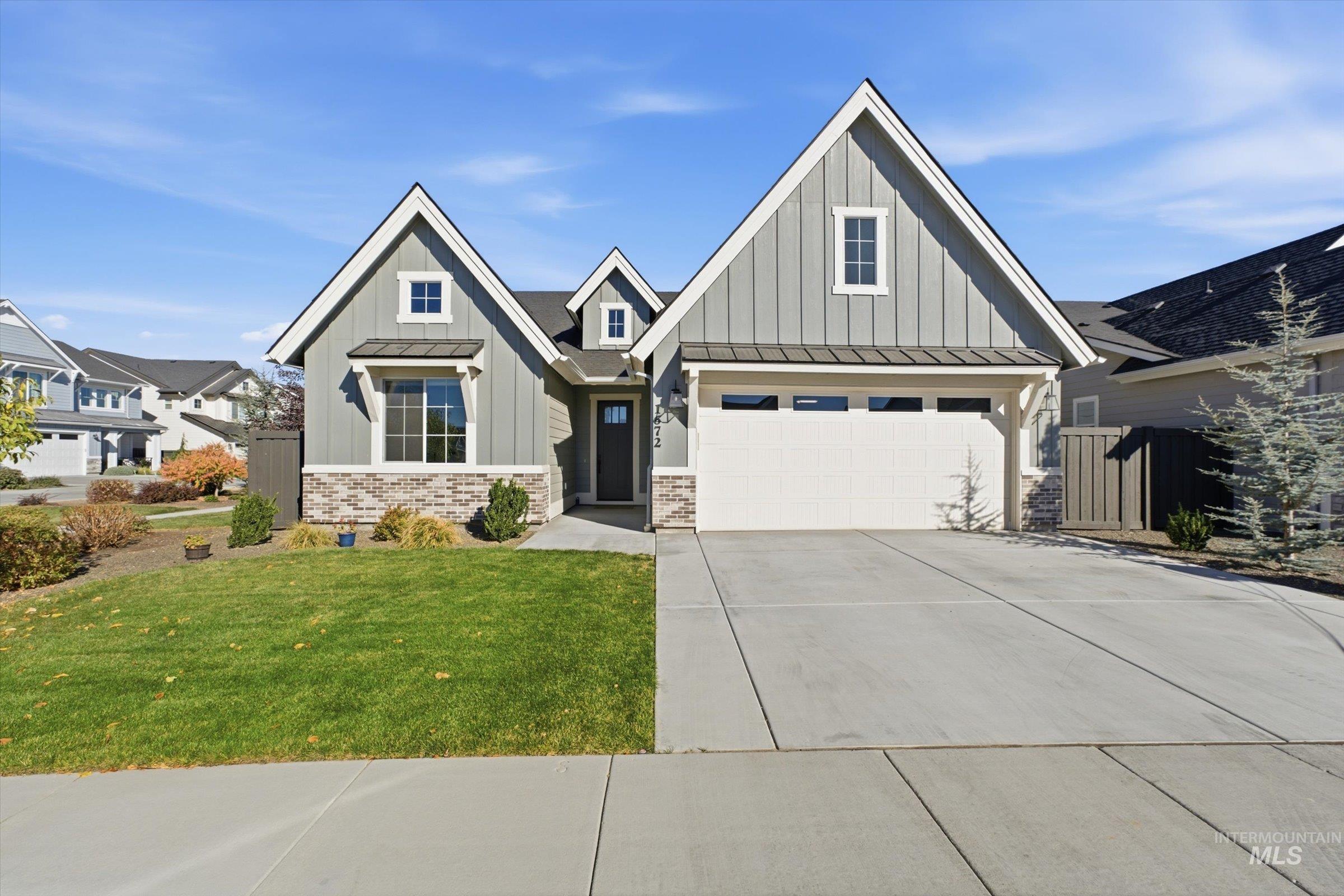 1672 E Spire St., Meridian, Idaho 83642, 3 Bedrooms, 2.5 Bathrooms, Residential For Sale, Price $625,000,MLS 99003920