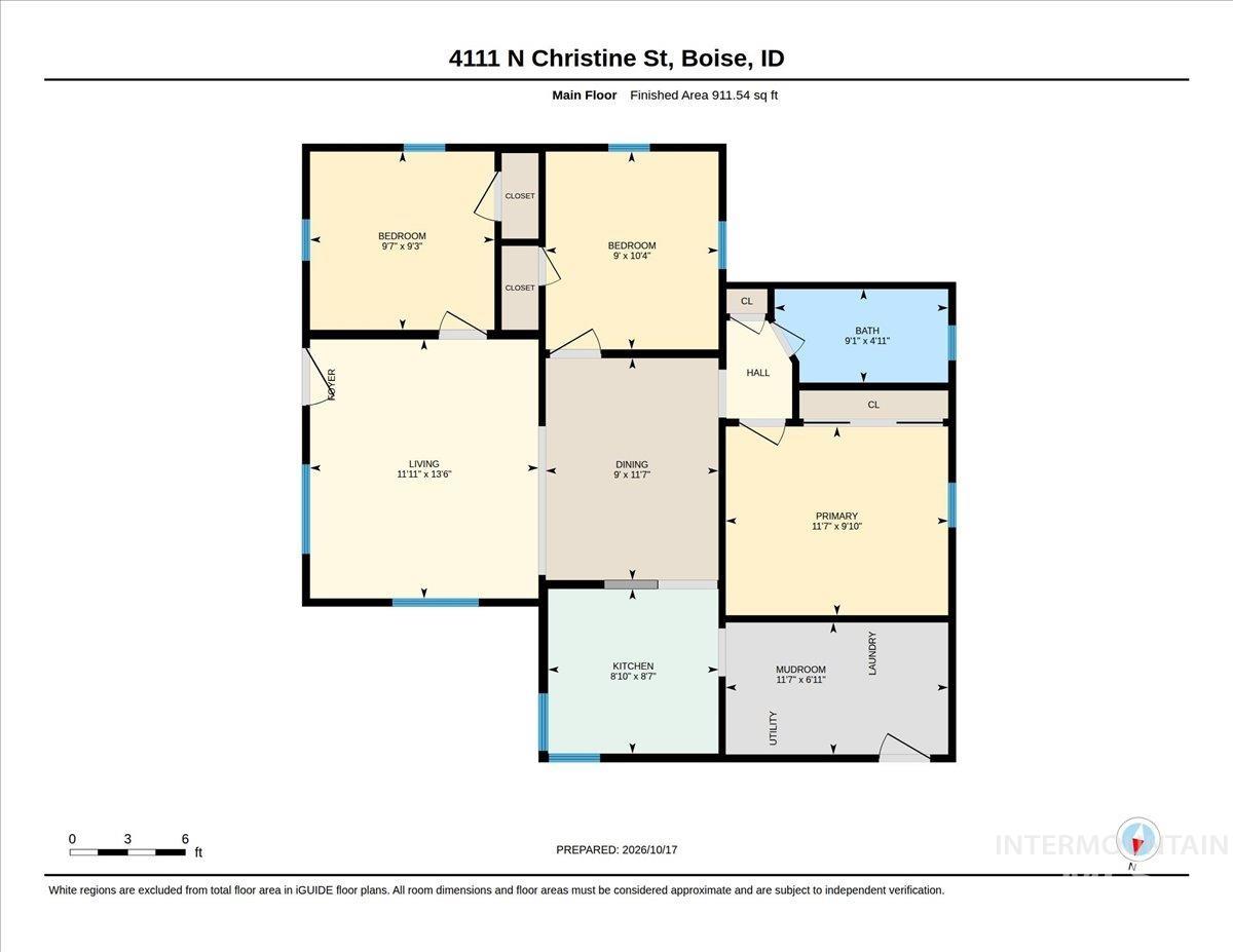 4111 N Christine St., Boise, Idaho 83704, 3 Bedrooms, 1 Bathroom, Residential For Sale, Price $357,500,MLS 99004033