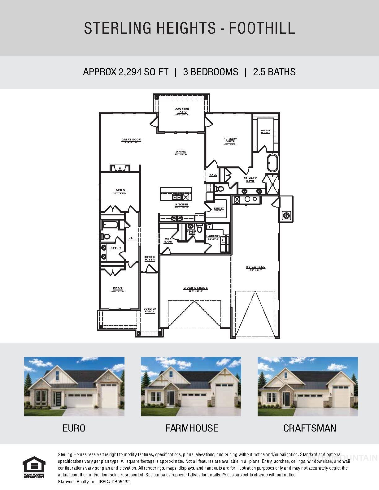 2493 E Monhegan Drive, Eagle, Idaho 83616, 3 Bedrooms, 2.5 Bathrooms, Residential For Sale, Price $849,900,MLS 99004035