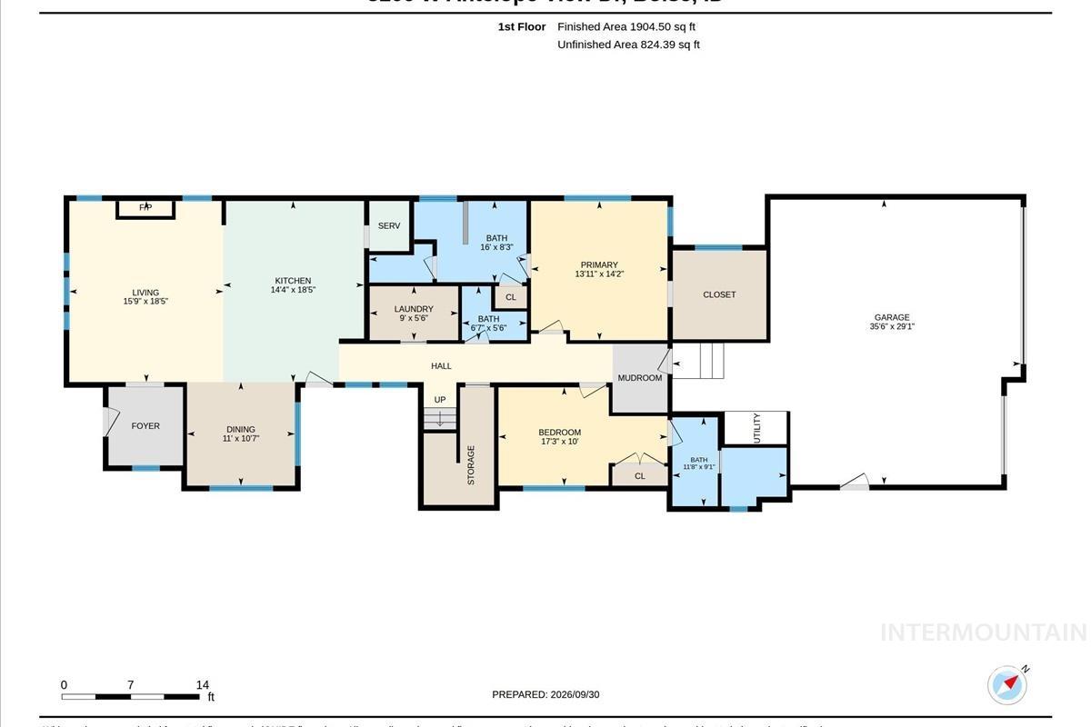 3166 W Antelope View Dr, Boise, Idaho 83714, 3 Bedrooms, 3.5 Bathrooms, Residential For Sale, Price $745,000,MLS 99004203