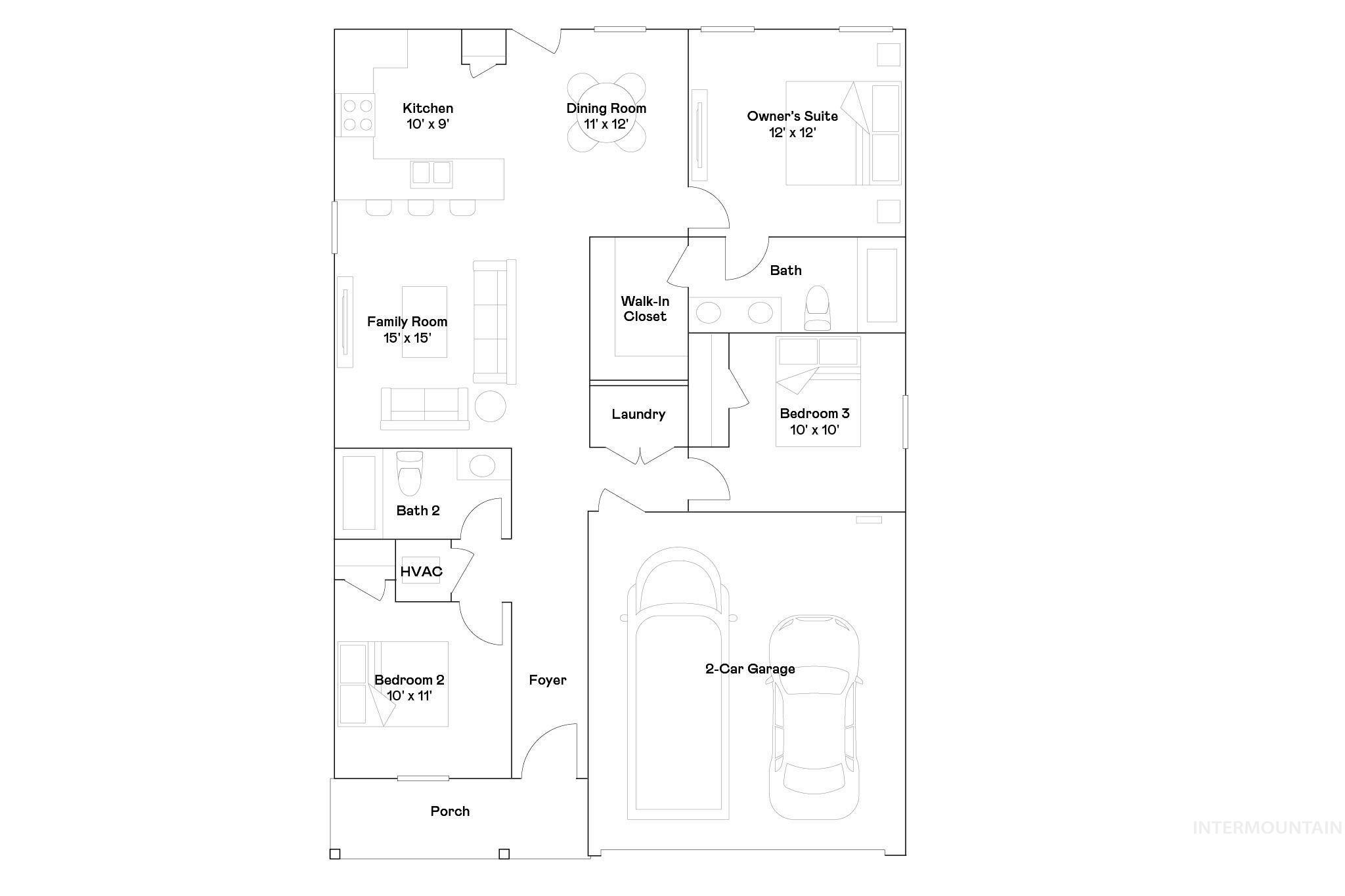 8673 E Love Ct., Nampa, Idaho 83687, 3 Bedrooms, 2 Bathrooms, Residential For Sale, Price $399,000,MLS 99004228