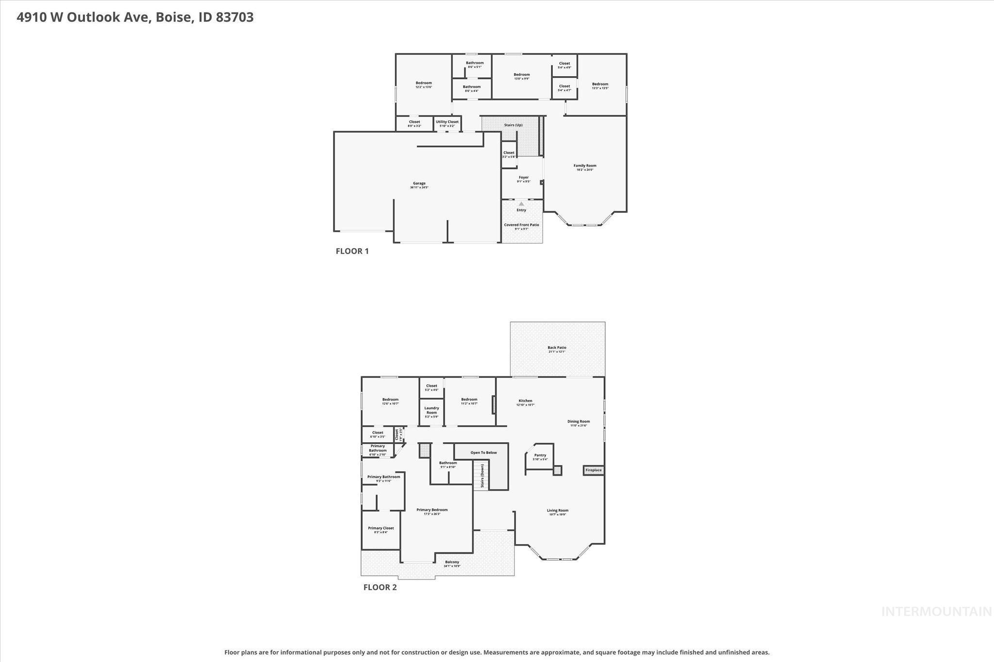4910 W Outlook Ave, Boise, Idaho 83703, 6 Bedrooms, 3 Bathrooms, Residential For Sale, Price $1,050,000,MLS 99004238