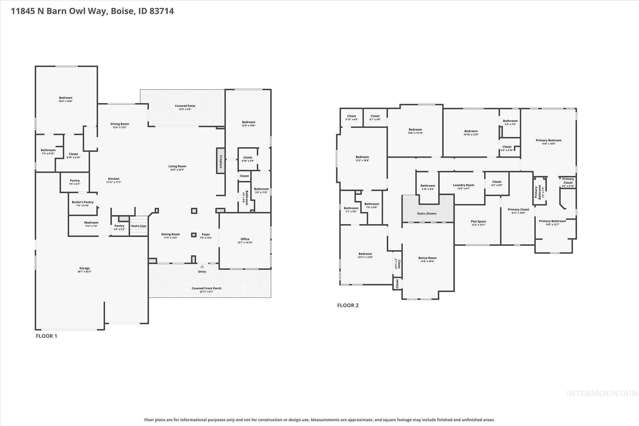 11845 N Barn Owl Way, Boise, Idaho 83714, 7 Bedrooms, 7.5 Bathrooms, Residential For Sale, Price $1,499,900, 99004257