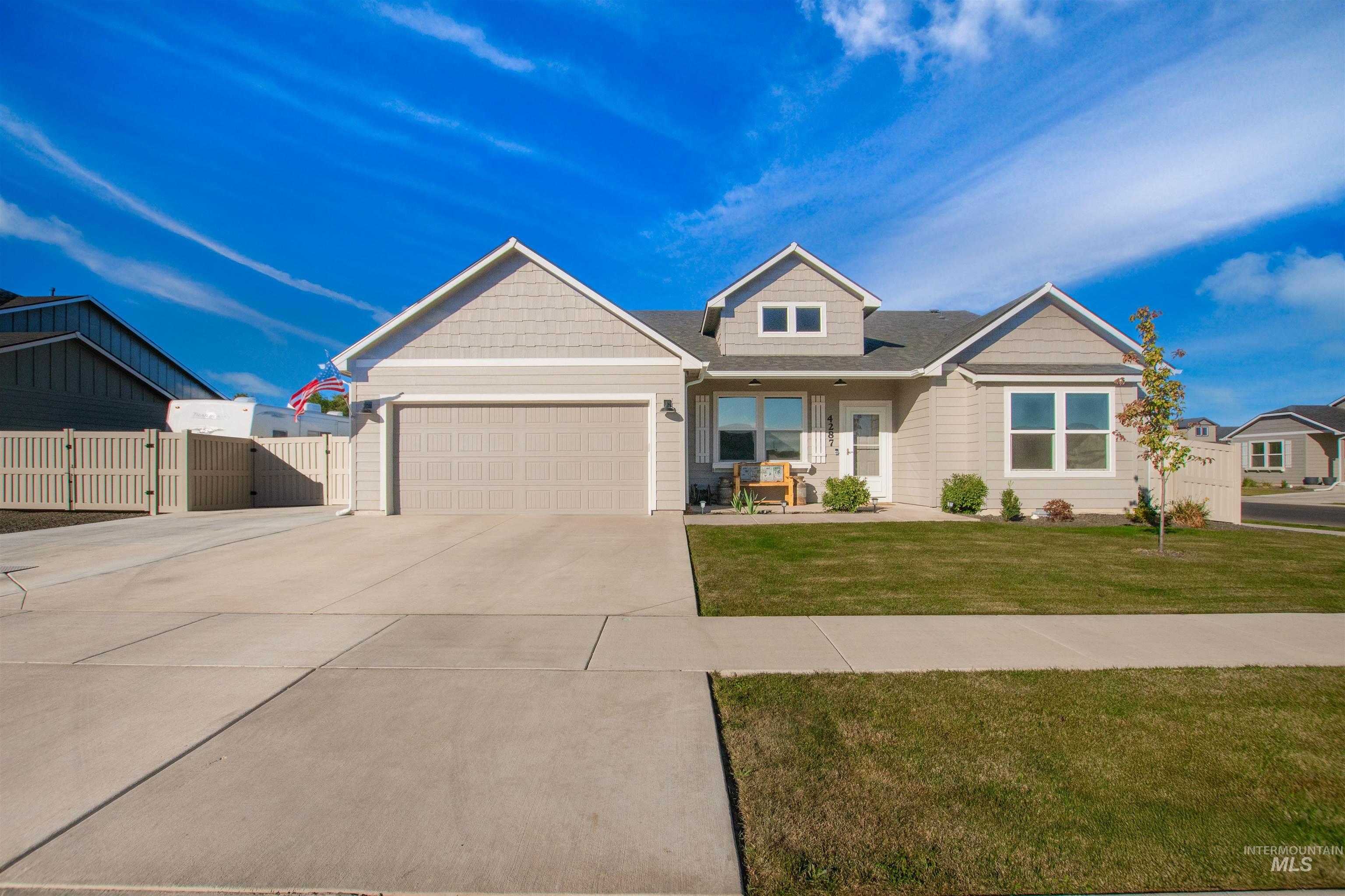 4287 S Chia Avenue, Nampa, Idaho 83686, 4 Bedrooms, 2 Bathrooms, Residential For Sale, Price $519,900,MLS 99004343