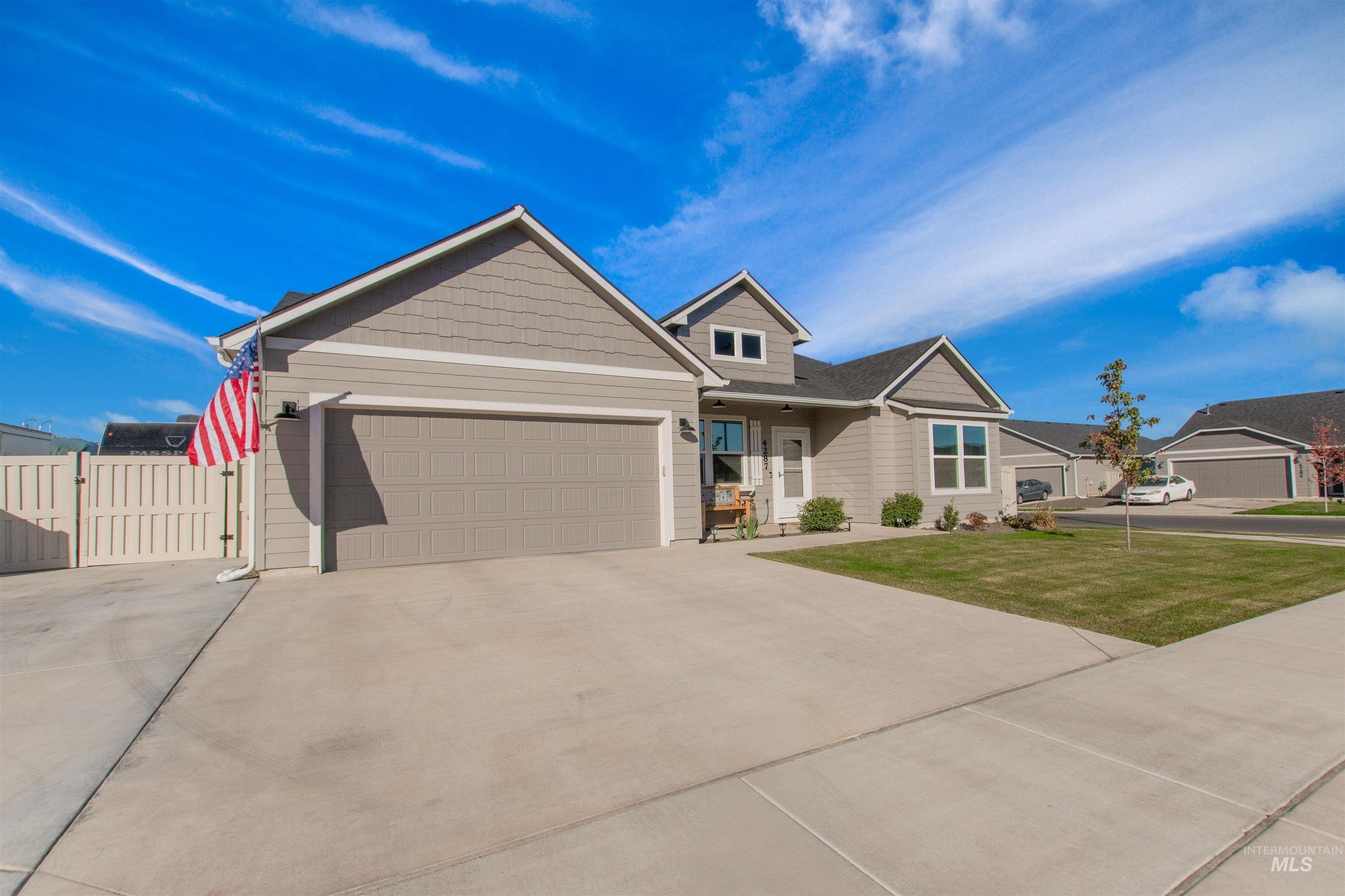 4287 S Chia Avenue, Nampa, Idaho 83686, 4 Bedrooms, 2 Bathrooms, Residential For Sale, Price $519,900,MLS 99004343